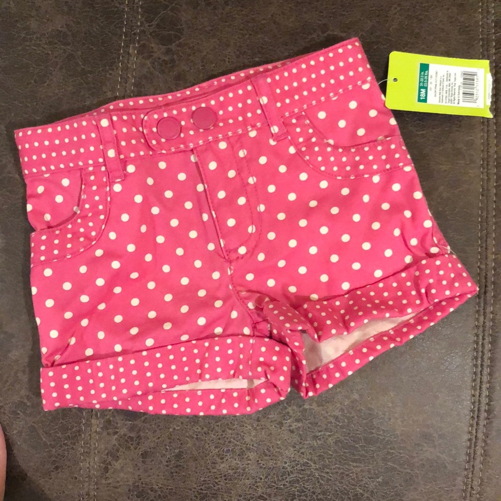 Oshkosh 18 months girls shorts NWT
